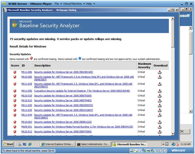 windows server 2008 security update kb2705219